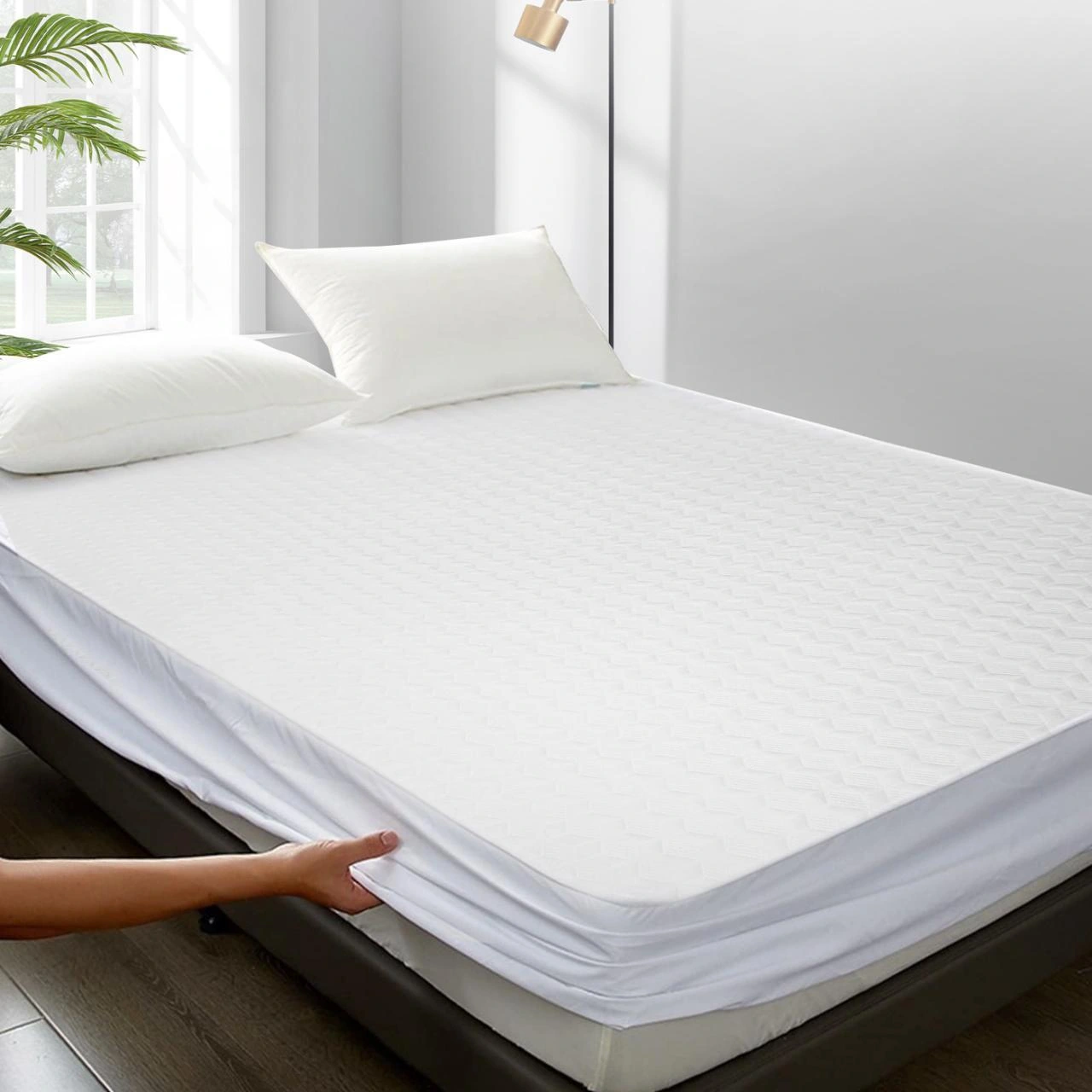 3D air-layer mattress protector