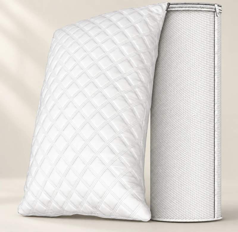 Air-layer memory foam pillow