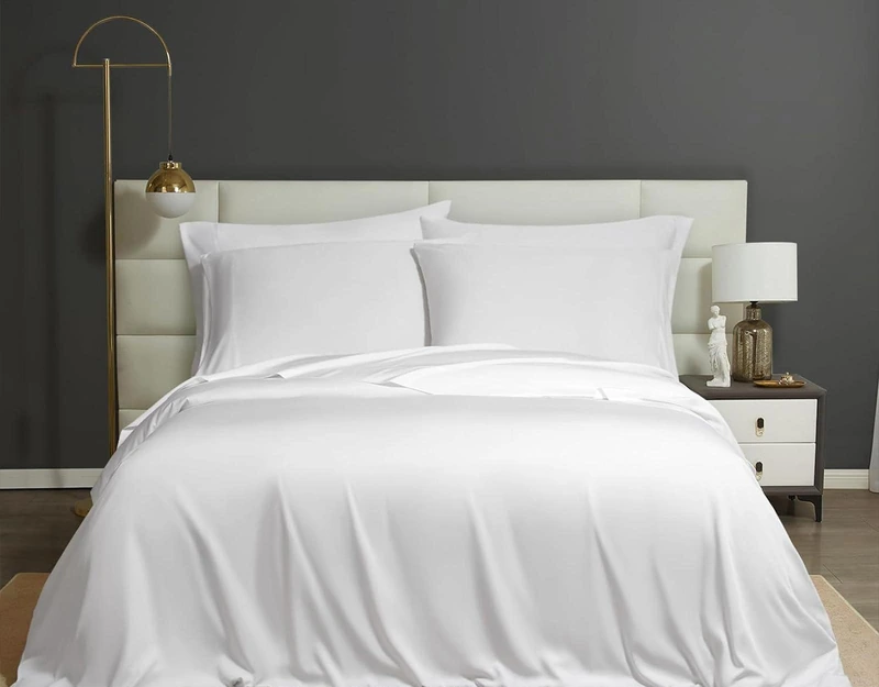 Bamboo-fiber duvet cover set
