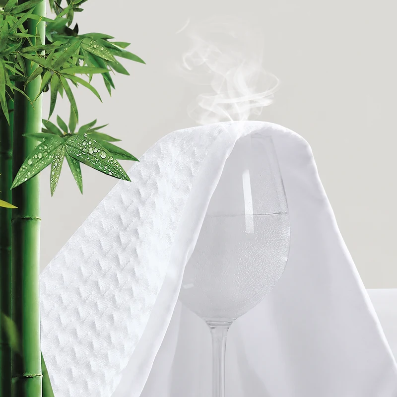 Bamboo-fiber TPU mattress protector