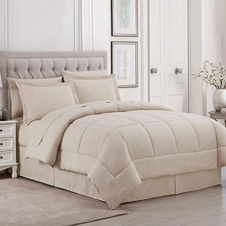 Brushed eight-piece bedding set