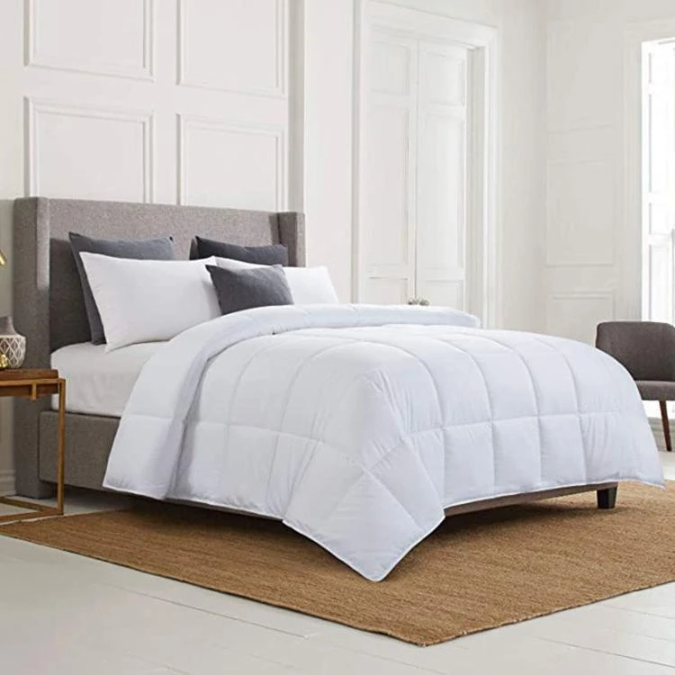 Brushed fiberfill duvet insert