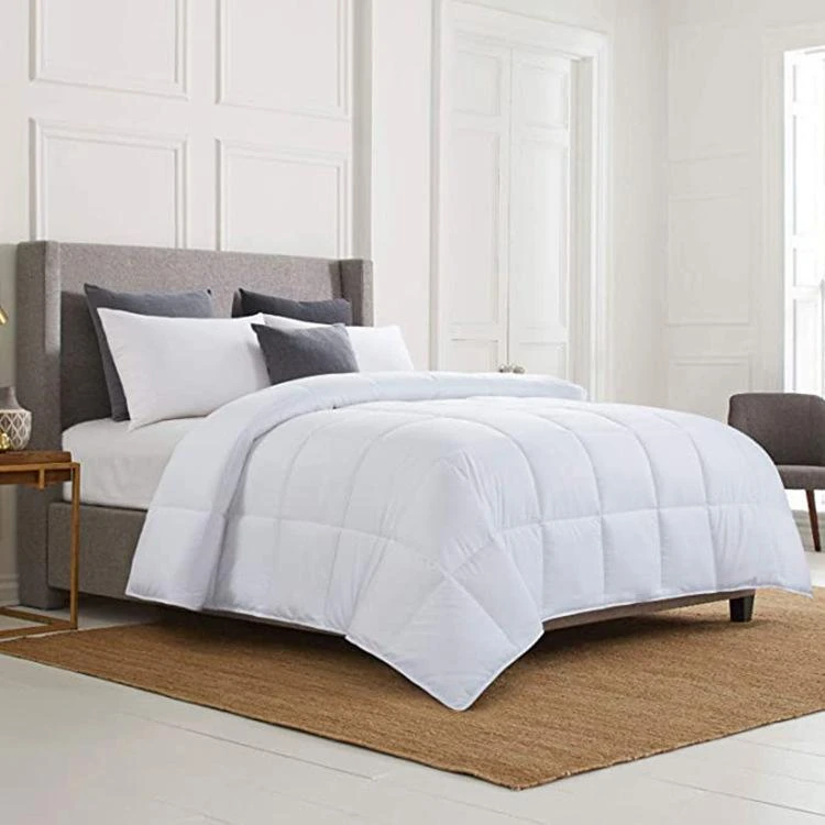 Brushed fiberfill duvet insert