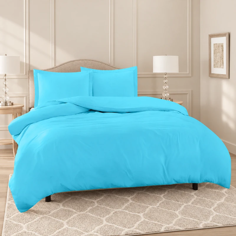 Button duvet cover set