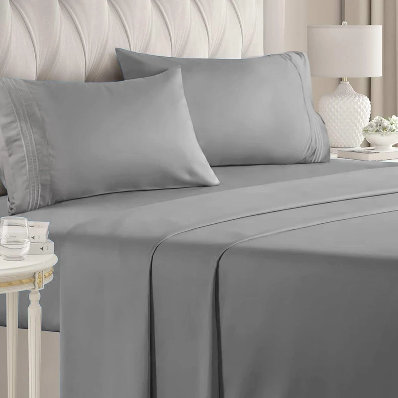 Cotton four-piece fitted-sheet set