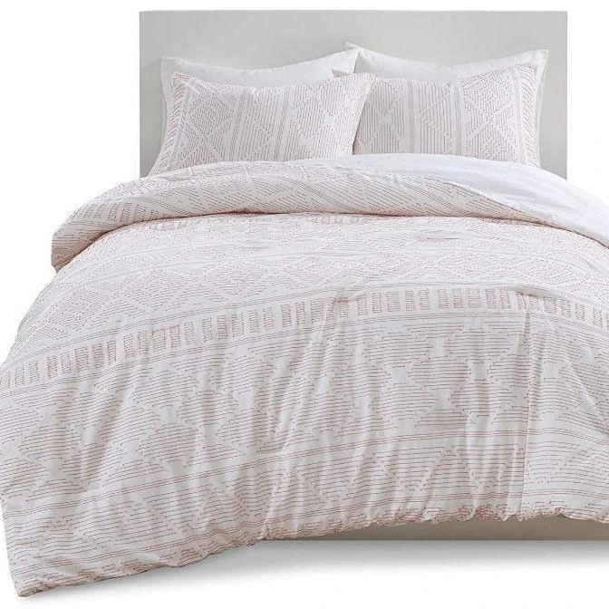 Cotton jacquard three-piece bedding set