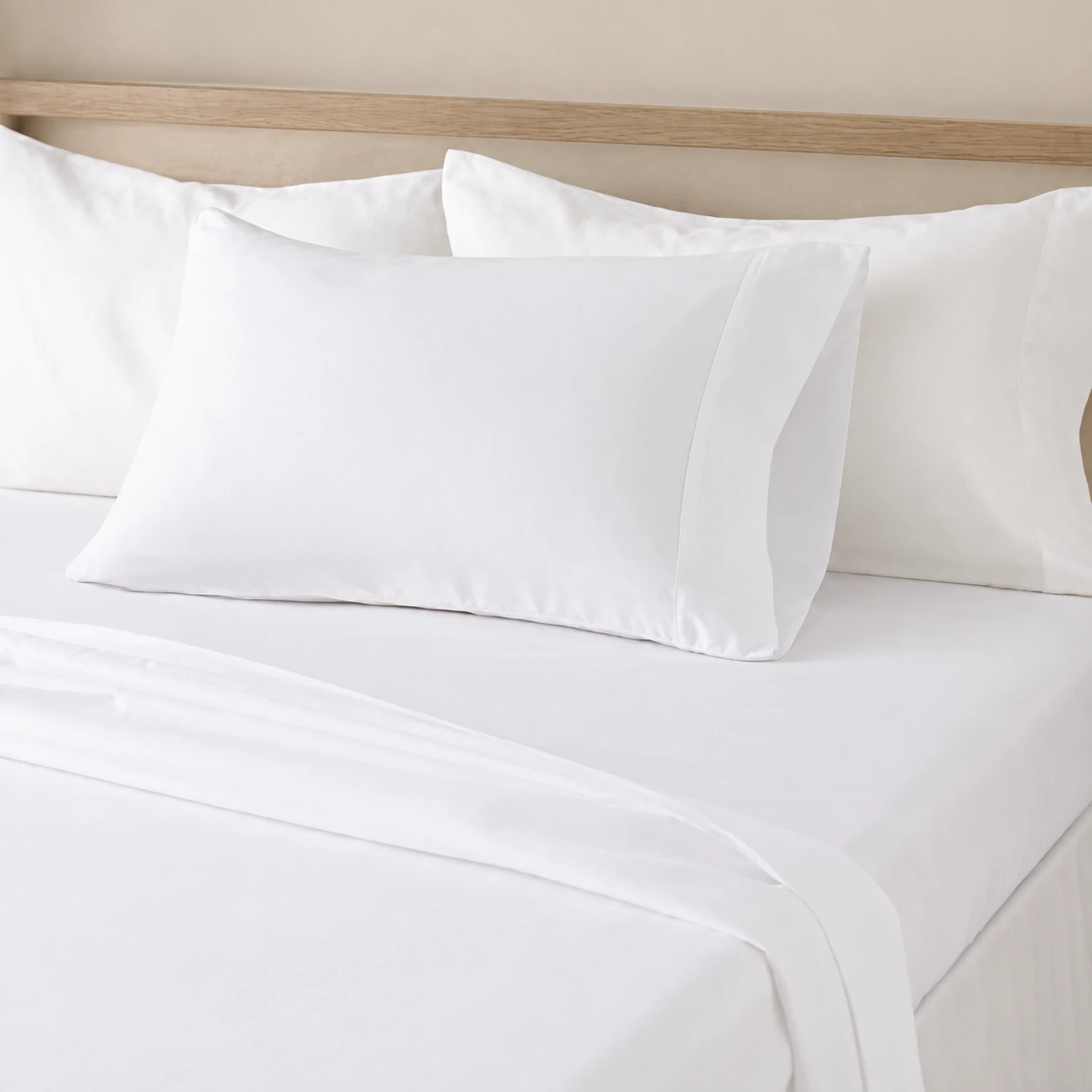 Cotton sheet and pillowcase set