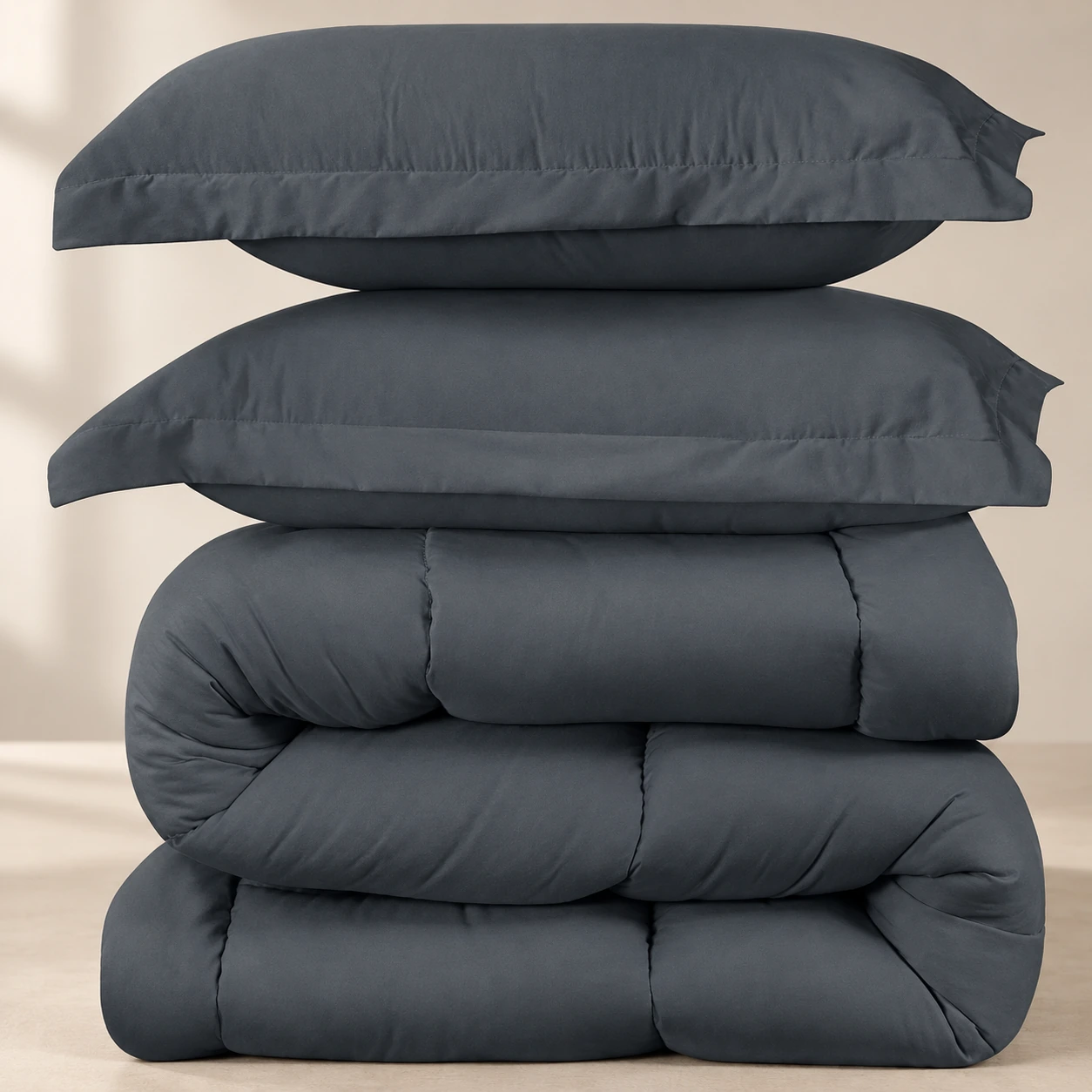 Cotton three-piece bedding set