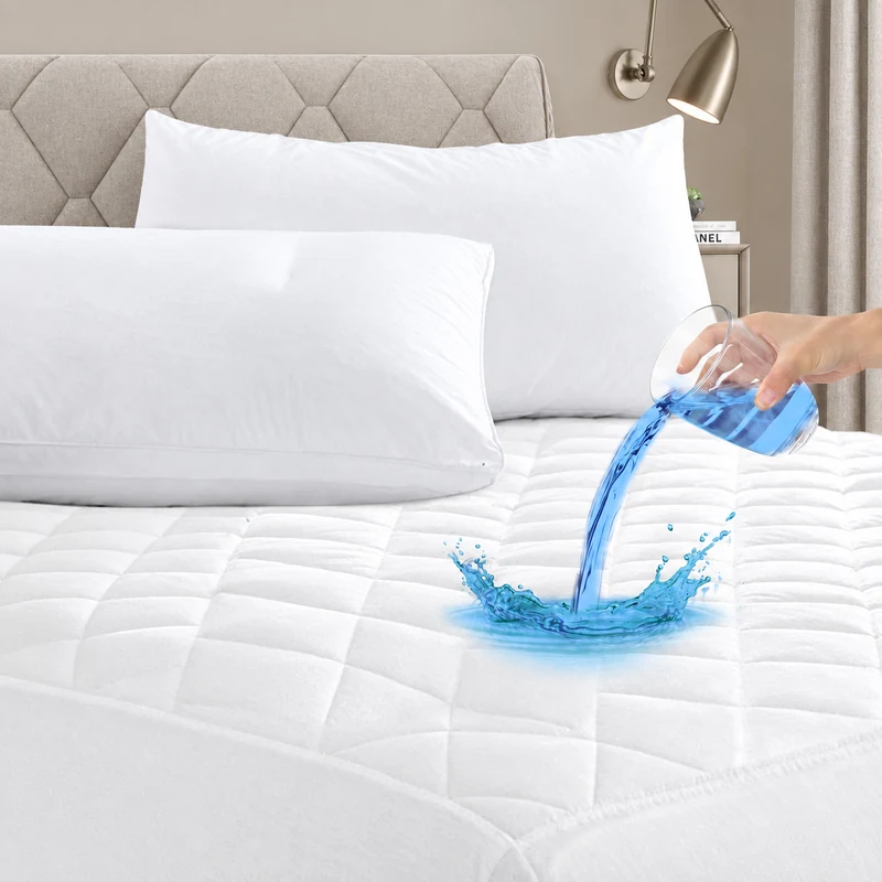 Cotton TPU-laminated mattress pad