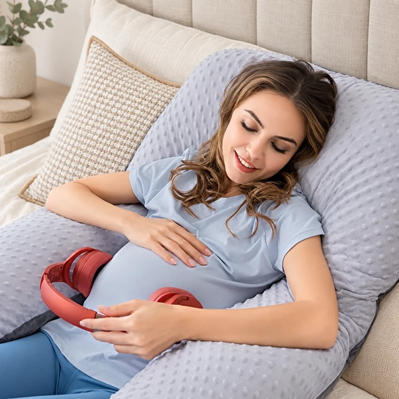 Detachable U-shaped maternity pillow
