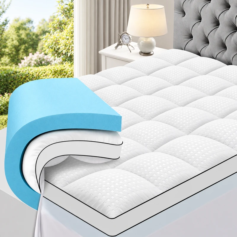 Embossed memory foam mattress