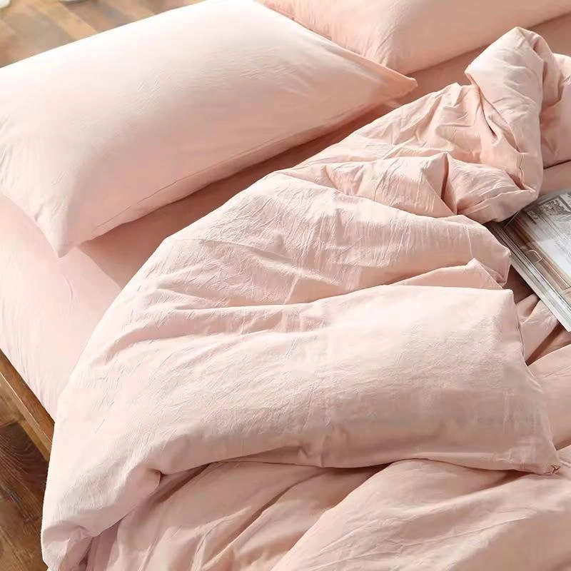 Synthetic-fiber zip duvet cover set