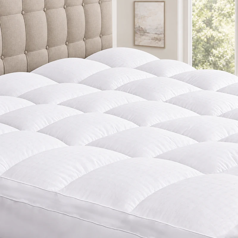 Thick cotton-cover mattress pad