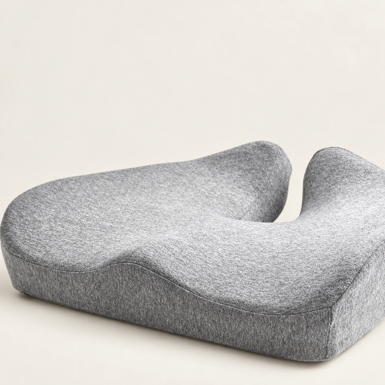 Velvet memory foam seat cushion