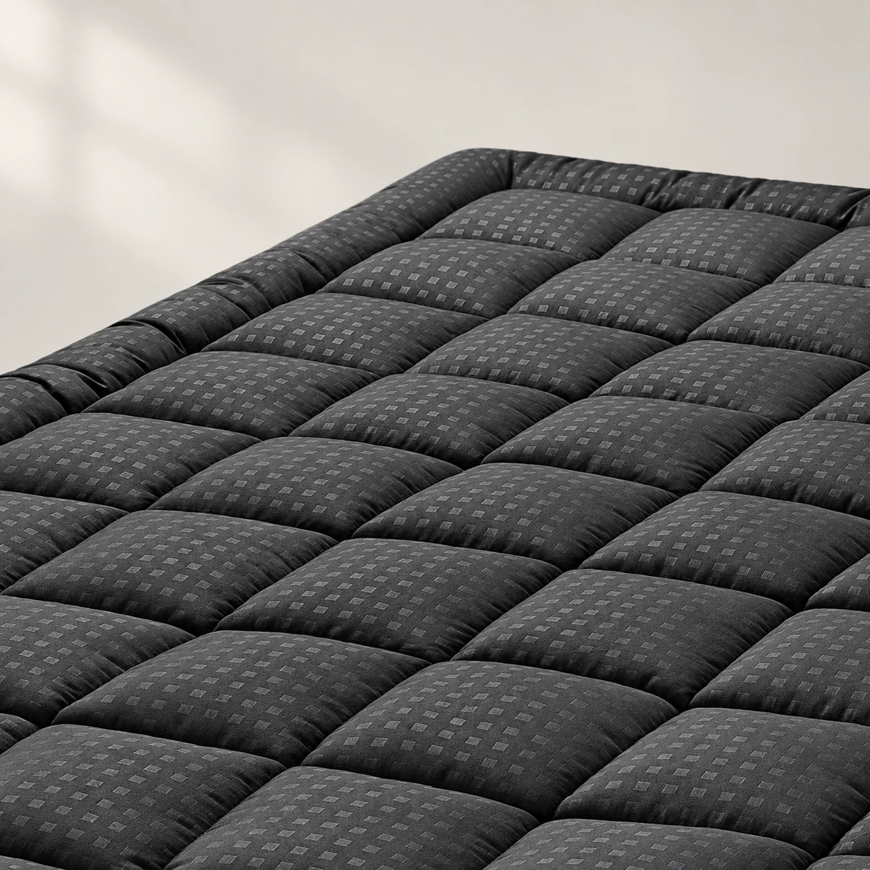 Waterproof brushed fitted mattress pad