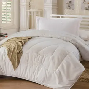 Geometric White Duvet