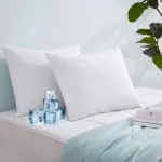 almohada de plumón transpirable y suave al tacto