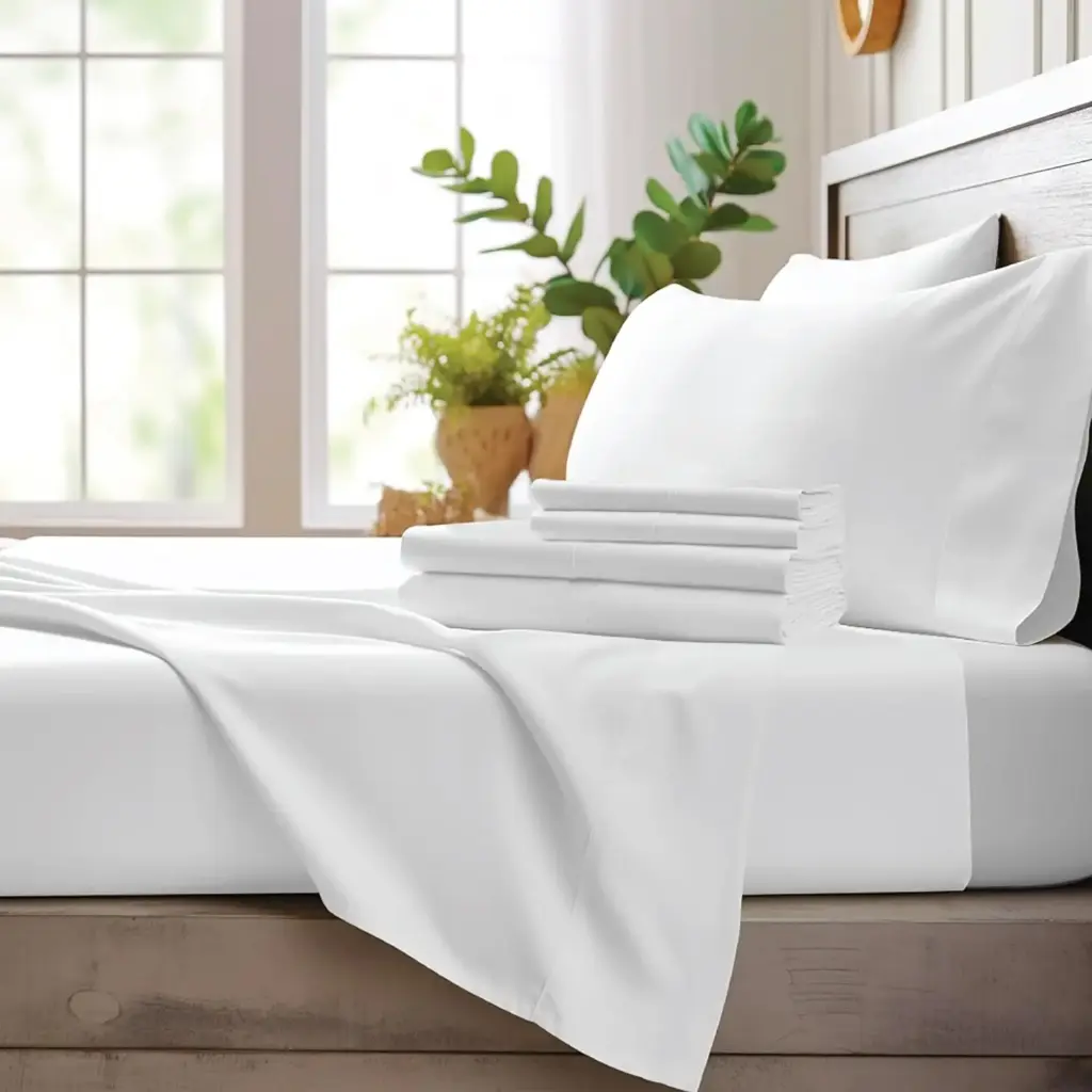 Parure de lit en viscose de bambou 100%, ultra douce et agréable pour la peau, idéale pour les dormeurs chauds