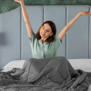 Custom High-Quality Microfiber Weighted Blanket - 画像 (3)