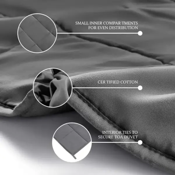Custom High-Quality Microfiber Weighted Blanket - 画像 (2)