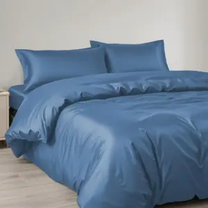 Conjunto de cama de hotel de luxo com 4 peças e capa de edredom refrescante