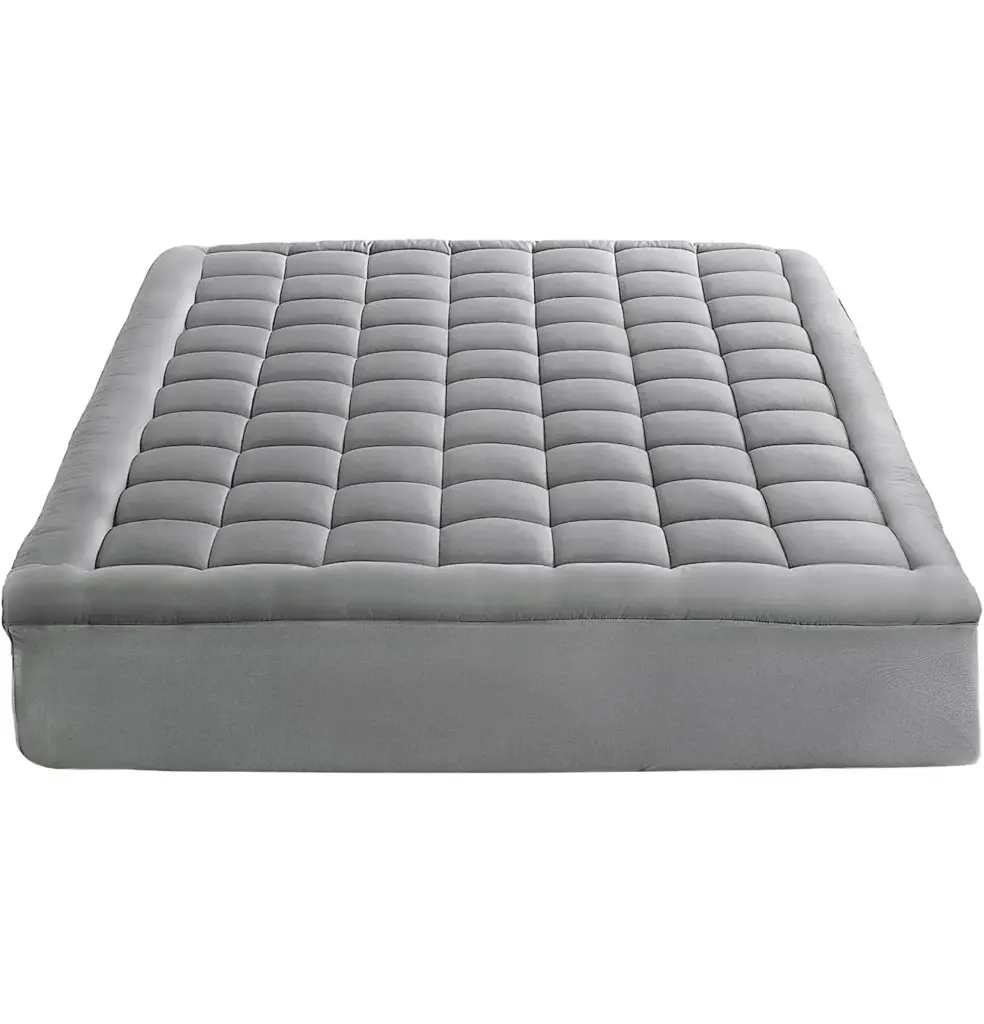 Protège-matelas épais matelassé respirant en coton 100%