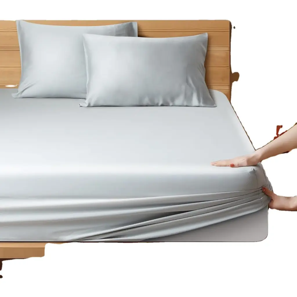 Conjunto de cama de 3 peças feito de bambu derivado de viscose 100%