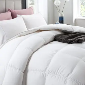Deluxe Downproof Cotton Fabric Box Quilting Comforter