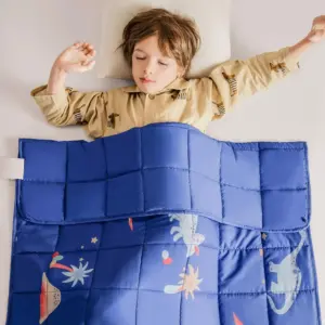 Kids Printed 100% Cotton Weighted Blanket