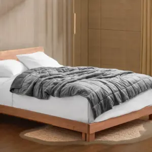 Minky Fleece Quilted Weighted Blanket