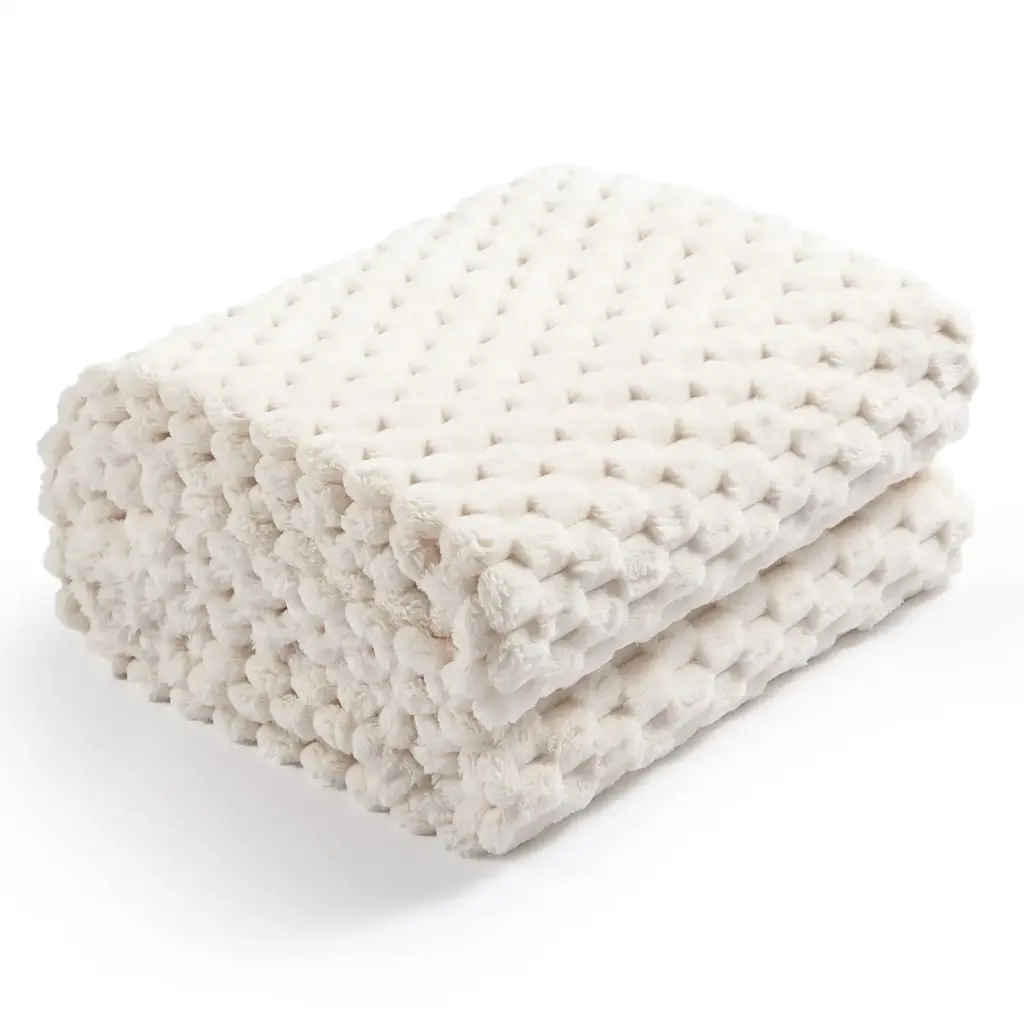 Novos cobertores felpudos decorativos em jacquard colorido