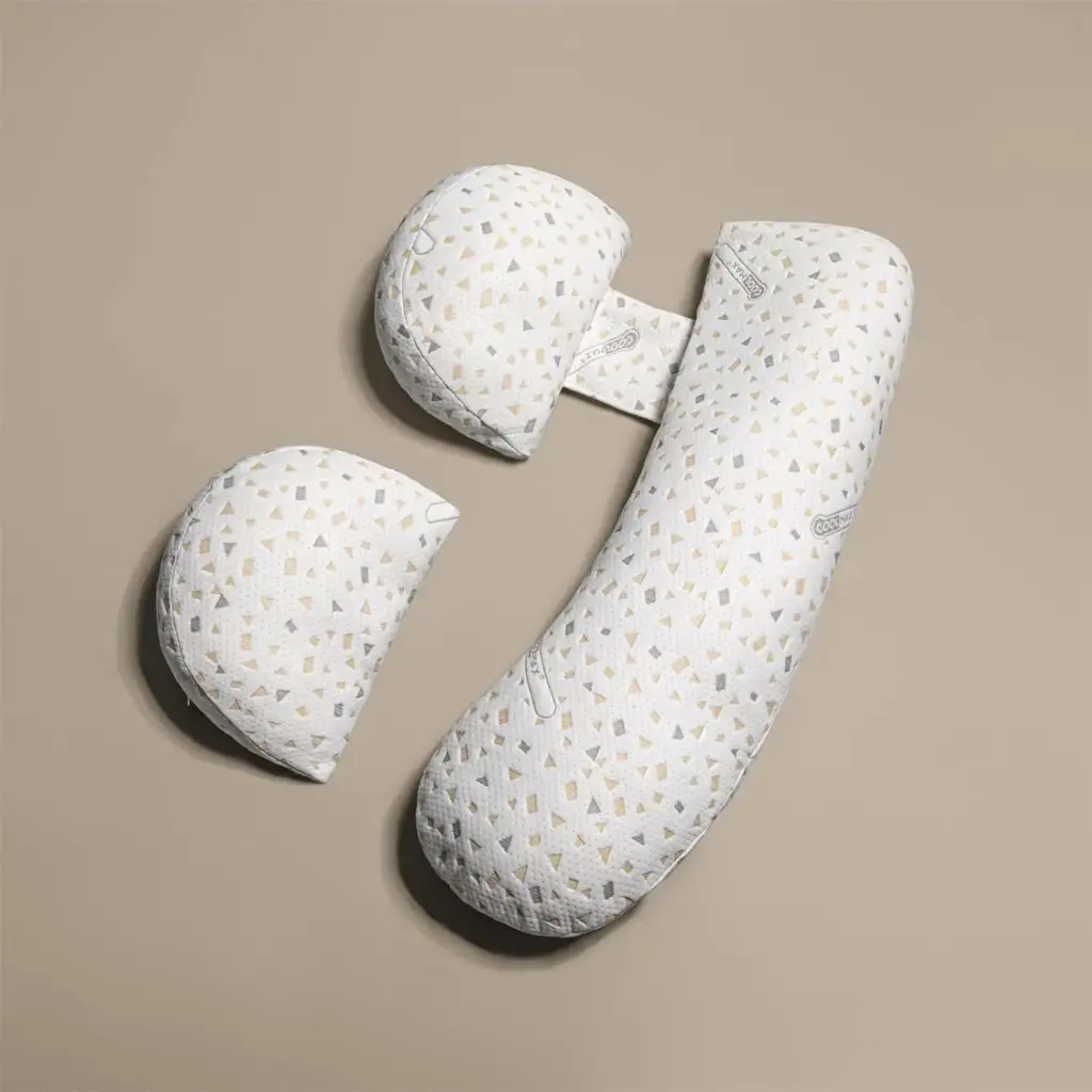 임산부의 엉덩이와 다리에 대한 임신 바디 필로우 지지