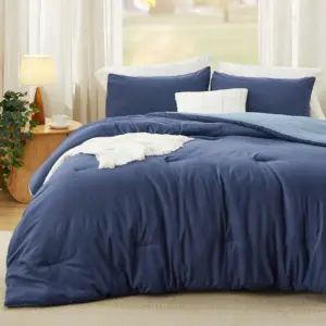 Reversible Custom Size 100% Microfiber Bed Sheet Set