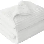 Couverture lestée en polaire Sherpa pour adulte