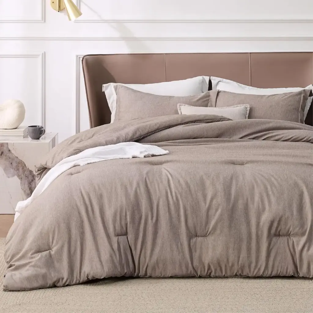 Conjunto de cama macio para todas as estações tingido por catiões