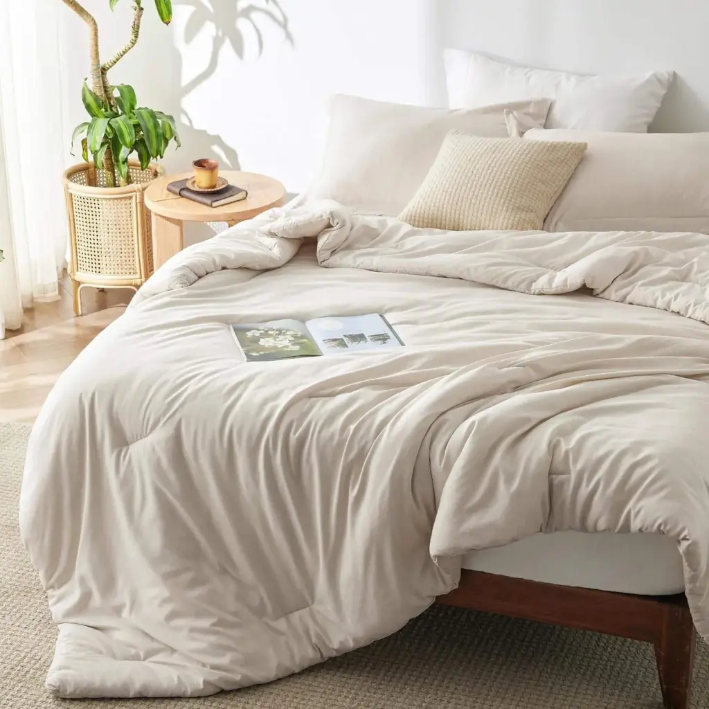 Ensemble de draps en microfibre 100%