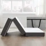Cubrecolchón plegable de tres pliegues de 6 pulgadas