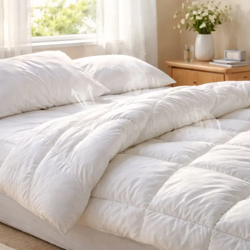 قم بتهوية الفراش في الصباح للتخلص من الرطوبة والحفاظ على انتعاش الفراش