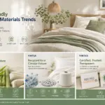 eco friendly bedding materials organic cotton linen sustainable bedroom